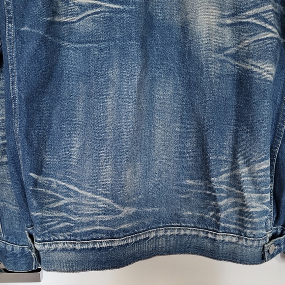 HAVEN Men Denim Washed Blue Vintage Jacket - Picture 10 of 15